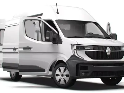Renault Master L2H3 Van HQ Interior 2024 3D model