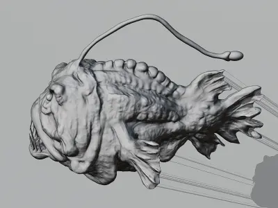 Monster Fish 3D model