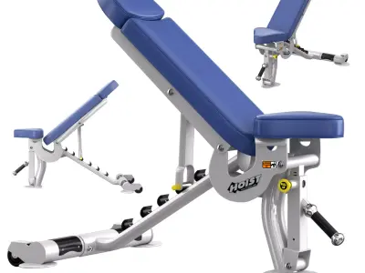 CF-3160 FLAT-INCLINE BENCH 3D model
