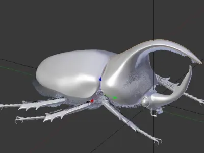 Dynastes satanus 3D model
