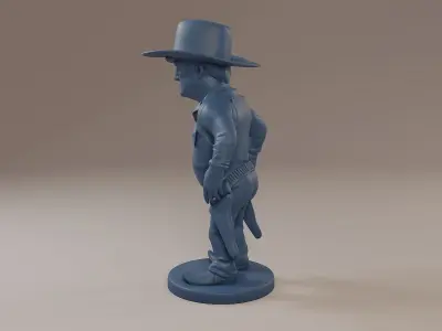 Donald Trump Cowboy 3D print model