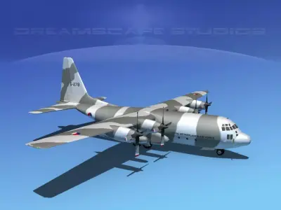 Lockheed C-130 Hercules Netherlands 3D model