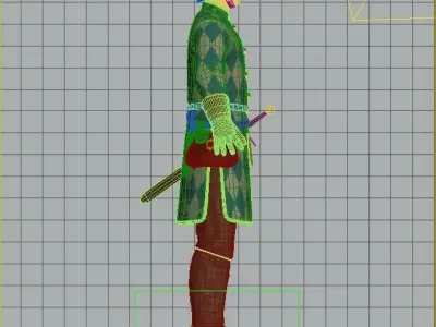 Medieval Soldier 3D model