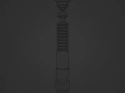 Luke Skywalker second Lightsaber Free 3D model