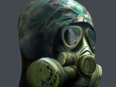 Helmet 3d model military combat Military scifi Low-poly 3D model order