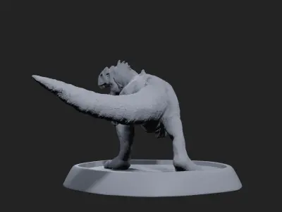 Allosaurus Miniature 3D print model