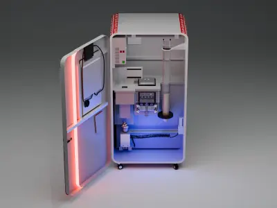 Ice Cream Machine Automatic 3D model