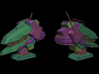 MHX00001 Mecha Supply - Head 3D model