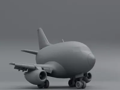 Boeing 737 - 200 3D print model
