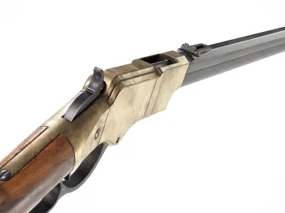 PBR Henry Rifle 1860 Low-poly 3D model