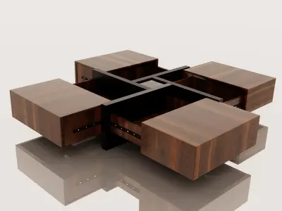 Morden Coffee Table Free 3D model
