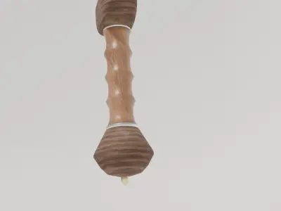 Ancient Roman Sword Gladius 3D Model Free low-poly 3D model