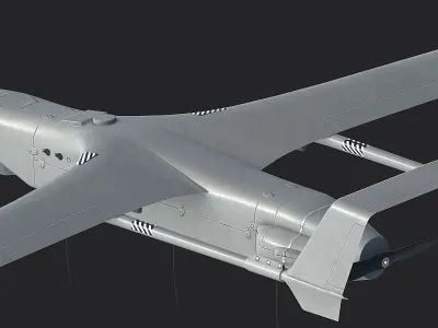 RQ 21 Low-poly 3D model