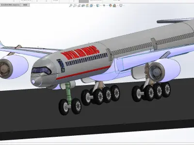 DESIGN OF THE ROYAL AIR MAROC 3D model