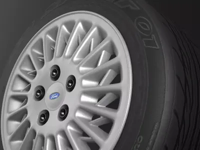 Ford EF Fairmont Low-poly 3D model