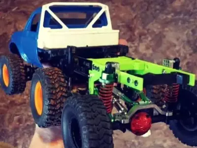 wpl c14 or c24 6x6 extension 3D print model