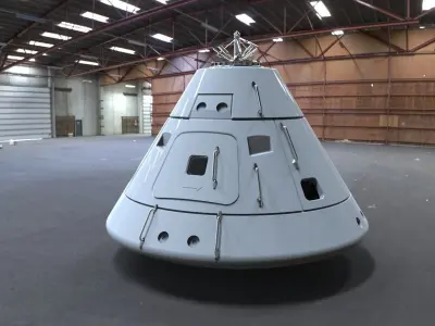  Apollo Command Module 3D model