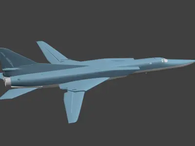 Tu-22M3  Backfire 3D print model