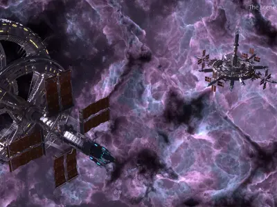 Volumetric Nebula Cloud for Blender 3D model