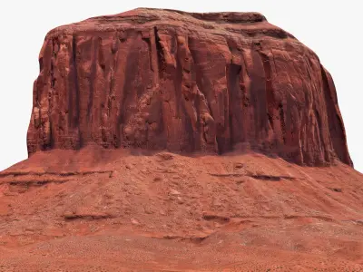 Sandstone Butte 4 3D model
