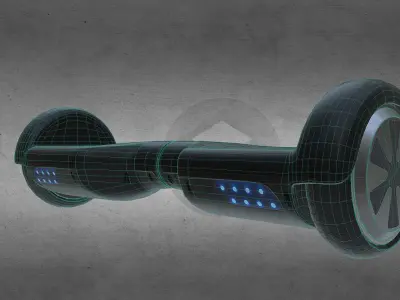HOVERBOARD hoveboard Low-poly 3D model