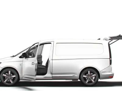 VW Caddy Cargo LWB Valve HQ Interior 2025 3D model