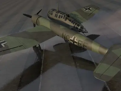 Blohm und Voss Bv-141B 3D model