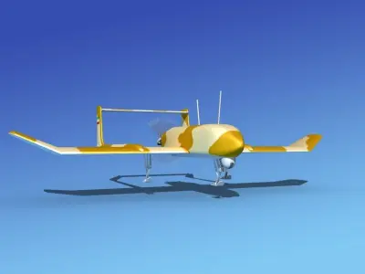 Mohajer 4 Drone V03 3D model