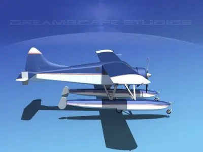Dehavilland DHC-2 Beaver V03 3D model