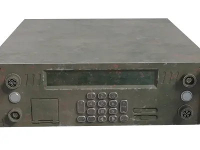 Military Device 03 - Low Poly Game Ready Low-poly 3D model