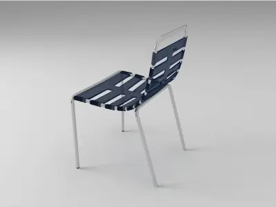 Comfortable chair Uchida body to body 3D model