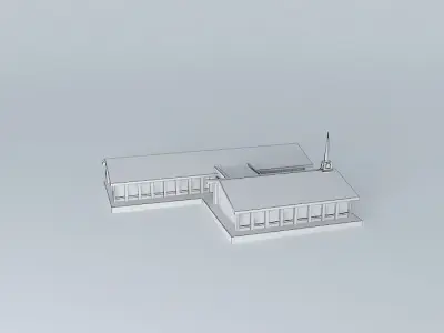 LDS. Reunion Center Mormon Chapel Teotihuacan, State of Mexico. Free 3D model