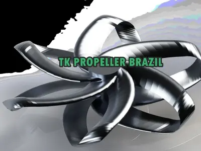 3D Toroidal Drone Propeller TK SERIES 3D model