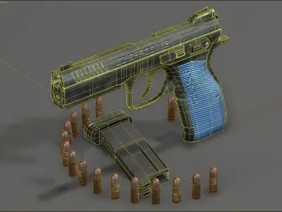 Shadow CZ 2 Low-poly 3D model