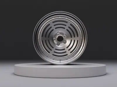 L6G wheel Low-poly 3D model