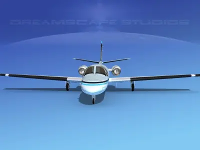 Cessna 500 Citation I V15 3D model