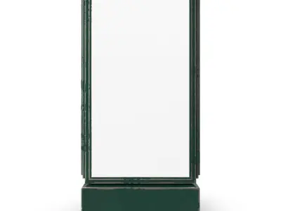 Street Advertising Billboard 15 Low-poly 3D model