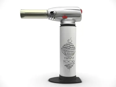 Mobile hand-held gas burner 3D model