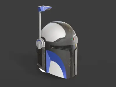 Mandalorian Helmet 3D print model buy