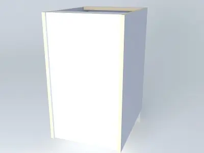 S0D1FD kitchen cabinet Free 3D model