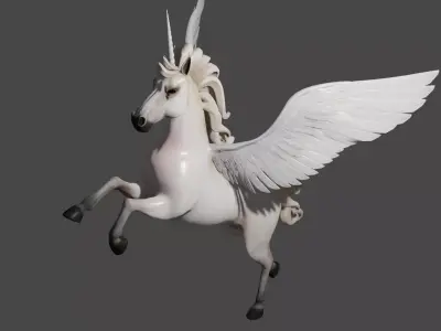 Beautifull Unicorn 3D model