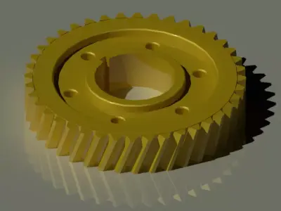 Mechanical Gear 3D model