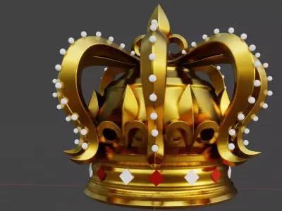KingCrown 123 Low-poly 3D model