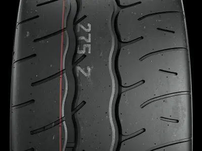 Yokohama Advan Neova AD9 275 30 ZR20 97W XL 3D model