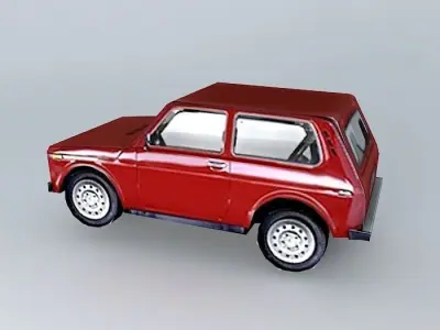 Russian Car NIVA Free 3D model