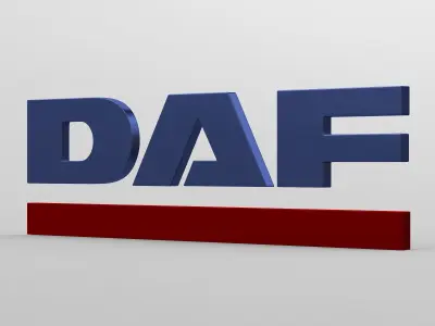 daf logo 3D model
