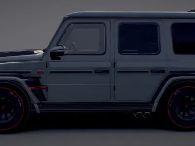 Mercedes BRABUS G900 Rocket Edition Low-poly 3D model