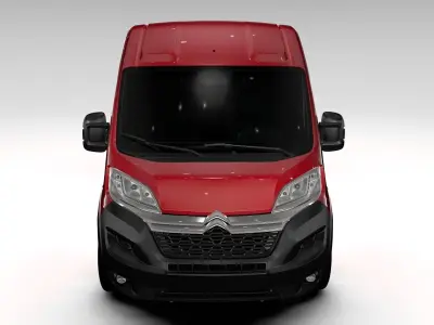 Citroen Jumper Van L4H2 2017 3D model