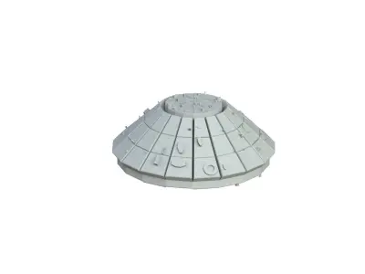 Sci Fi Object No 3127 Low Poly Low-poly 3D model