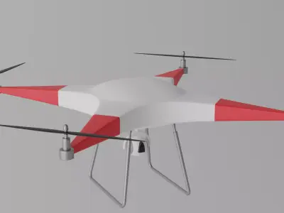 Cartoon Drone  3D model